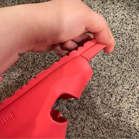 Birkenstock Light Red Eva Slide Sandals - Size 39 / 8-8.5 Women’s - Picture 6 of 9